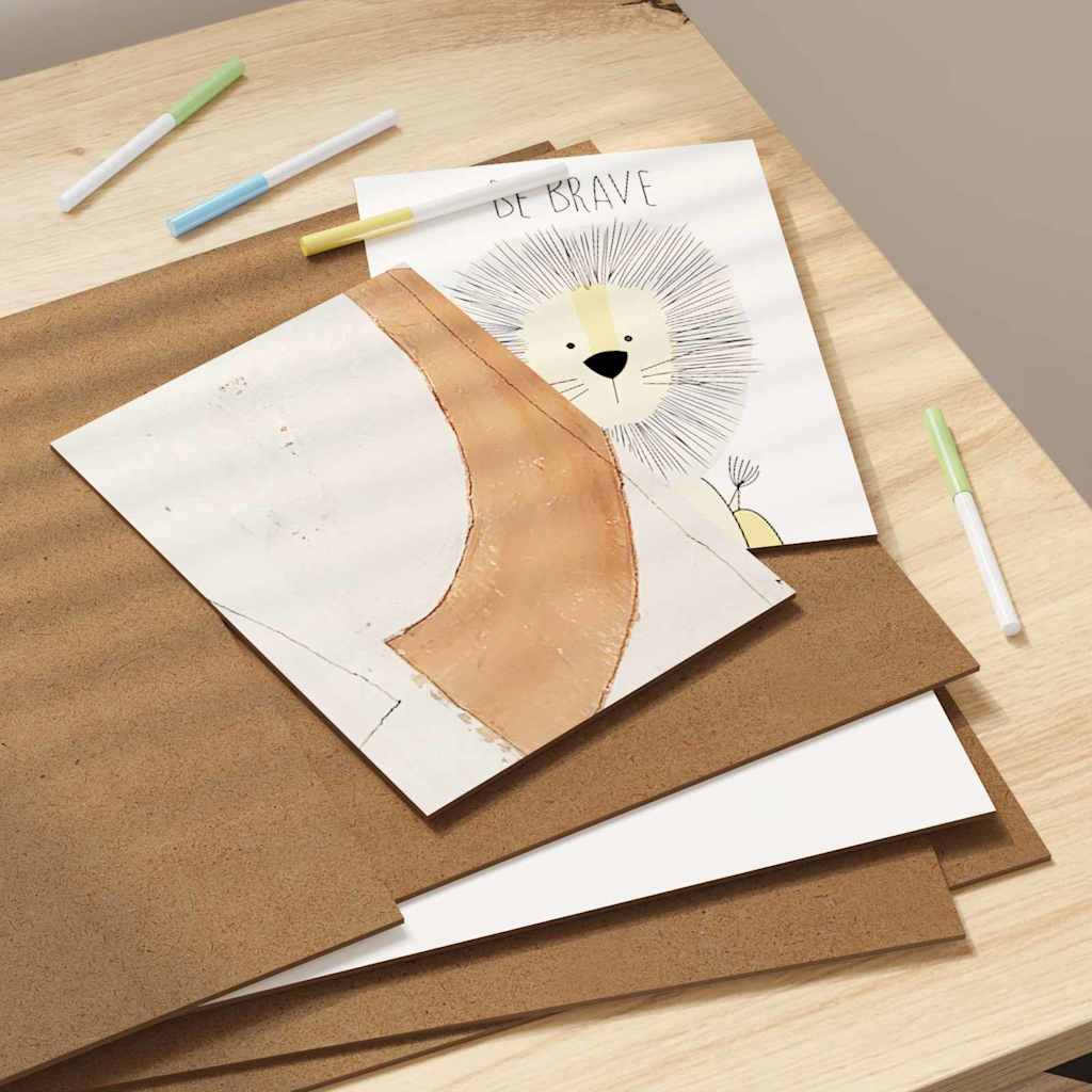 vidaXL Decor Panels 50 pcs White 30 x 42 x 0.27 cm Engineered Wood 5
