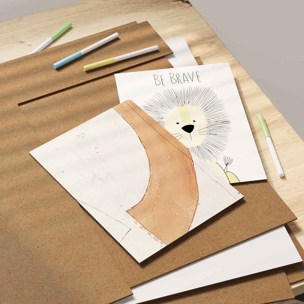 vidaXL Decor Panels 12 pcs White 40 x 60 x 0.27 cm Engineered Wood 5