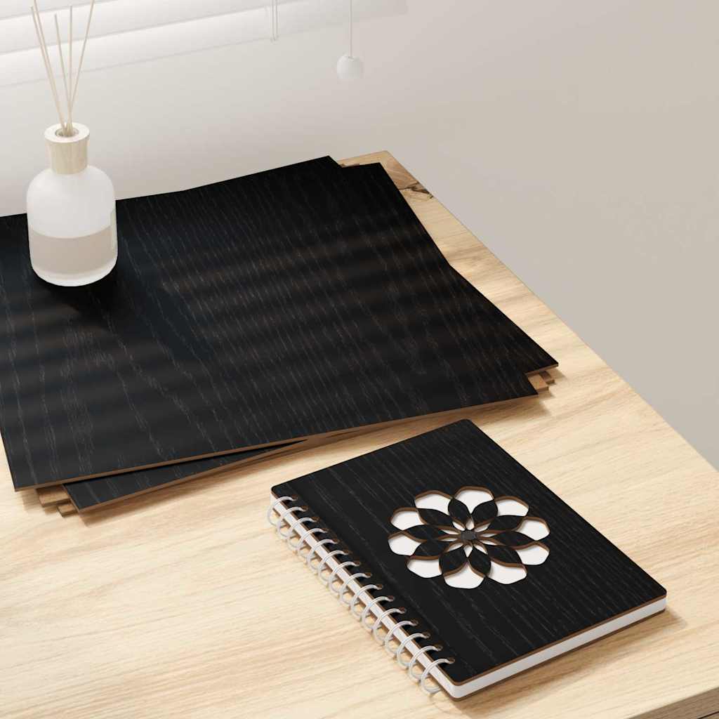 Decor Panels 30 x 30 x 0.27 cm Black oak