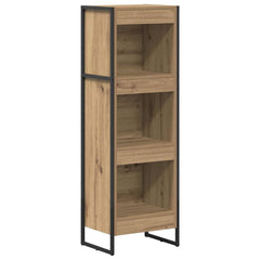 vidaXL Book Cabinet 40 x 30 x 121 cm Engineered Wood Artisian Oak 2
