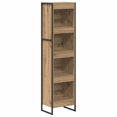 vidaXL Book Cabinet 40 x 30 x 155 cm Engineered Wood Artisian Oak 2