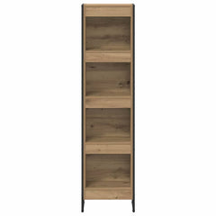 vidaXL Book Cabinet 40 x 30 x 155 cm Engineered Wood Artisian Oak 5