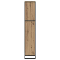 vidaXL Book Cabinet 40 x 30 x 155 cm Engineered Wood Artisian Oak 6