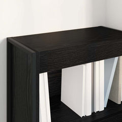 Book Cabinet 60 x 30 x 86.5 cm Engineered Wood Black oak