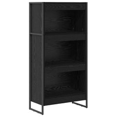 Book Cabinet 60 x 30 x 121 cm Engineered Wood Black oak