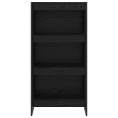 Book Cabinet 60 x 30 x 121 cm Engineered Wood Black oak