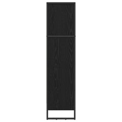 Book Cabinet 60 x 30 x 121 cm Engineered Wood Black oak