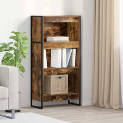 Book Cabinet 60 x 30 x 121 cm Engineered Wood Smoked oak