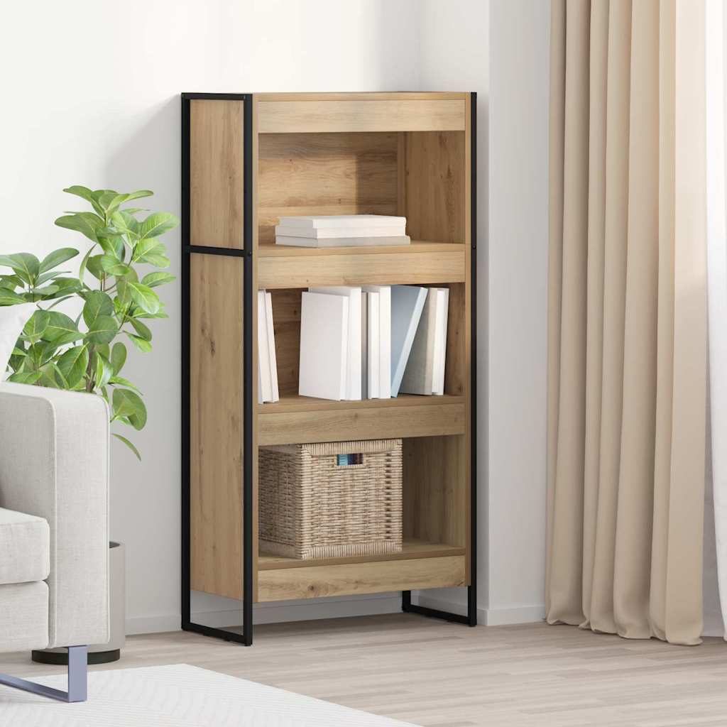 Book Cabinet 60 x 30 x 121 cm Engineered Wood Artisan oak