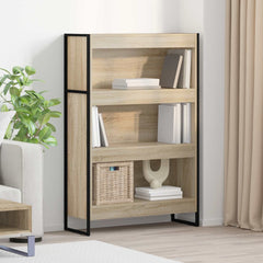 Book Cabinet 80 x 30 x 121 cm Engineered Wood Sonoma oak