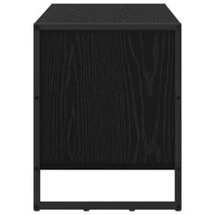 vidaXL Shoe Cabinet 60 x 35 x 44 cm Engineered Wood Black Oak 6