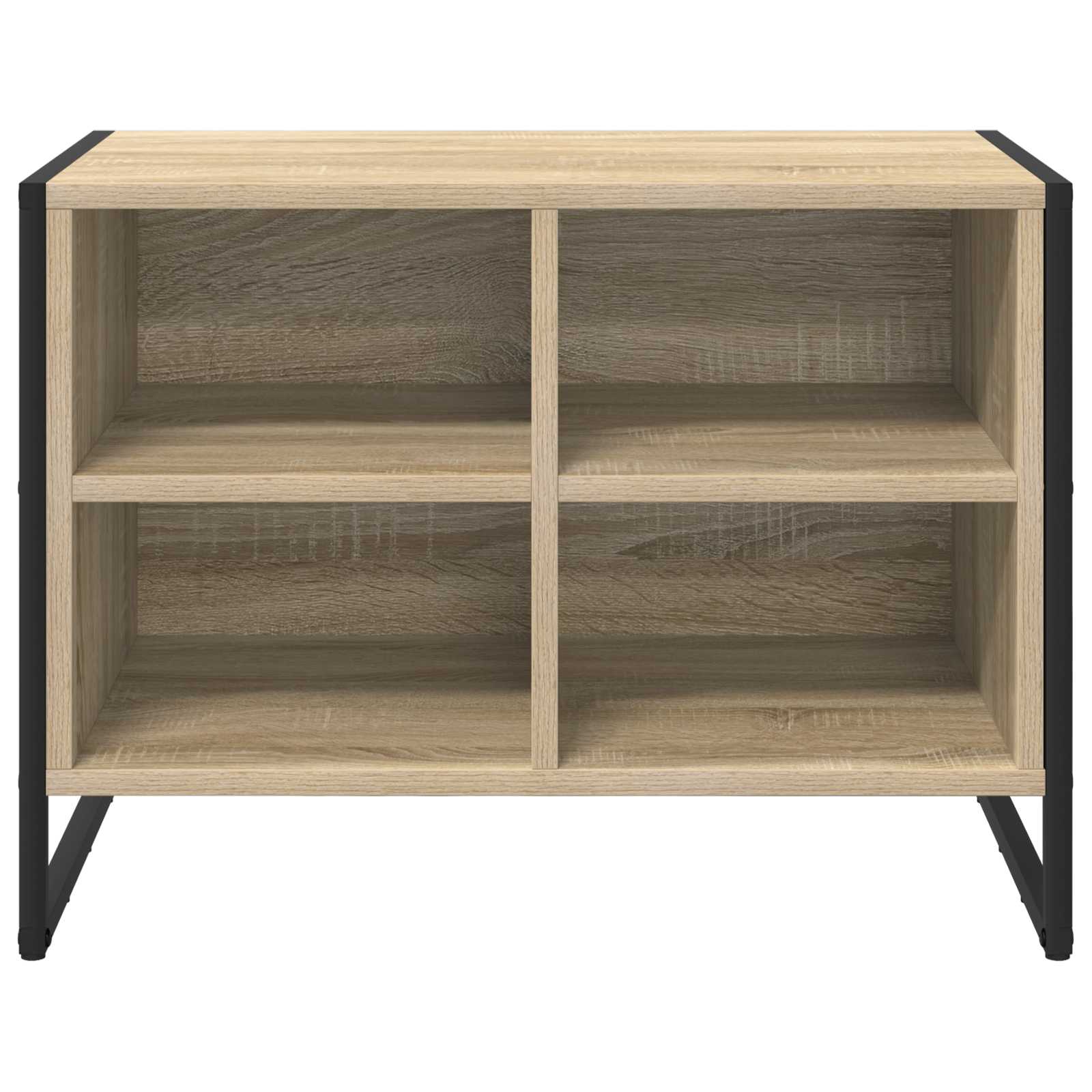 vidaXL Shoe Cabinet 60 x 35 x 44 cm Engineered Wood Sonoma 5