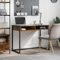 Desk Engineered Wood 100 x 50 x 75 cm Smoked oak