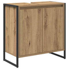 vidaXL Bathroom Cabinet Artisian Oak 60 x 30 x 60 cm Engineered Wood 2