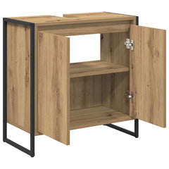 vidaXL Bathroom Cabinet Artisian Oak 60 x 30 x 60 cm Engineered Wood 5