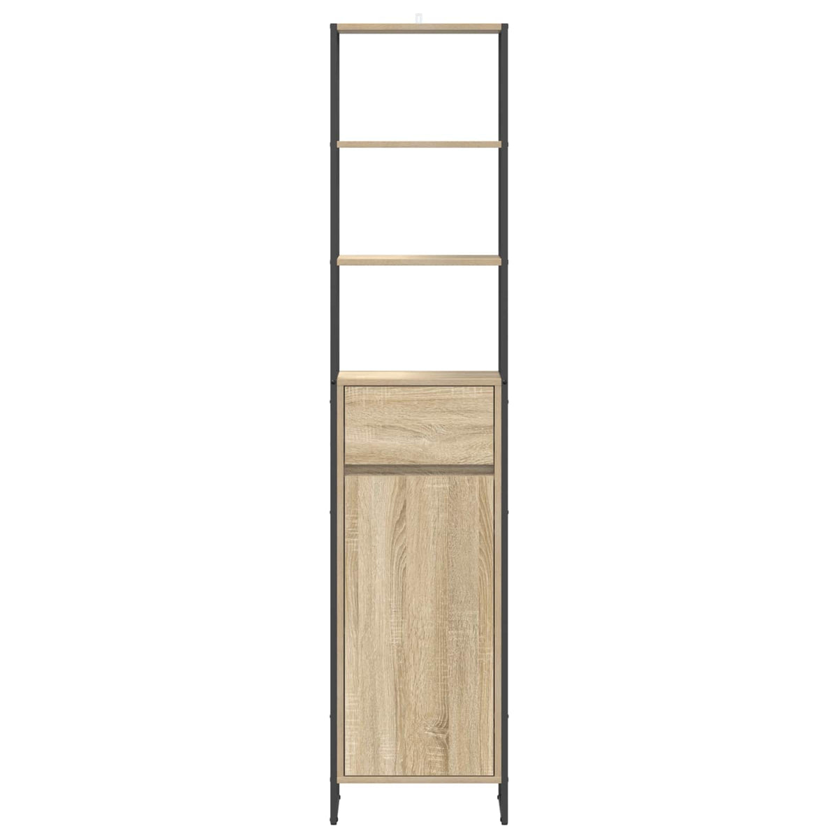 Bathroom Cabinet 40 x 30 x 180 cm Engineered Wood Sonoma oak