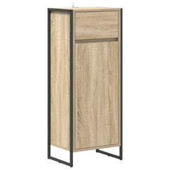 vidaXL Bathroom Cabinet Sonoma 40 x 30 x 100 cm Engineered Wood 2