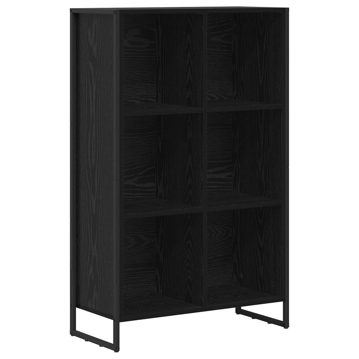 Book Cabinet 68 x 30 x 108 cm Engineered Wood Black oak 68 cm