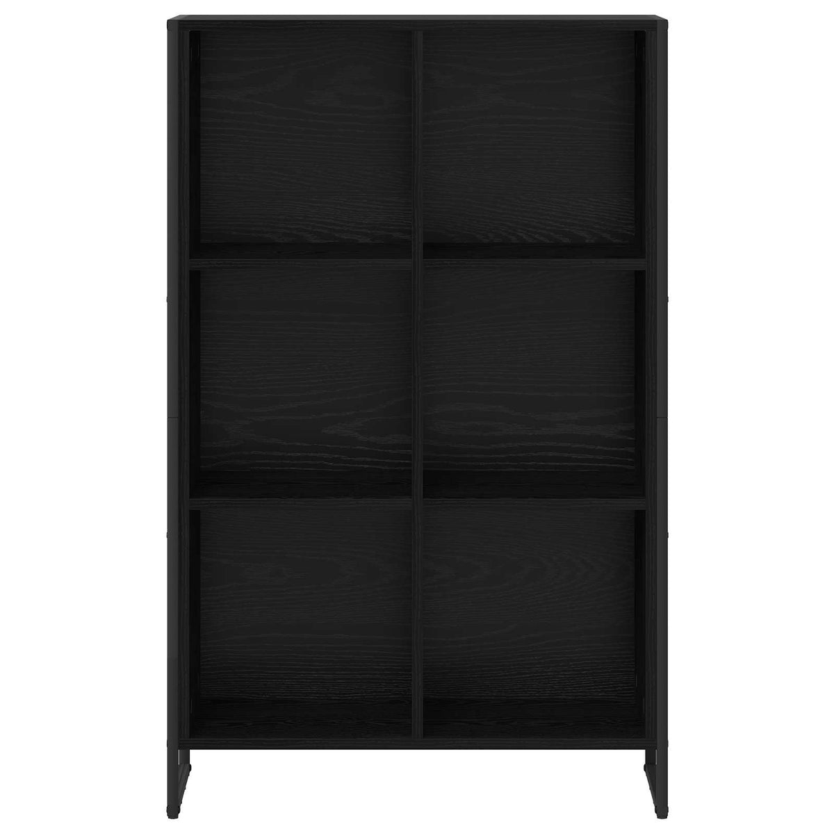 Book Cabinet 68 x 30 x 108 cm Engineered Wood Black oak 68 cm