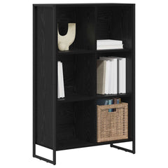 Book Cabinet 68 x 30 x 108 cm Engineered Wood Black oak 68 cm
