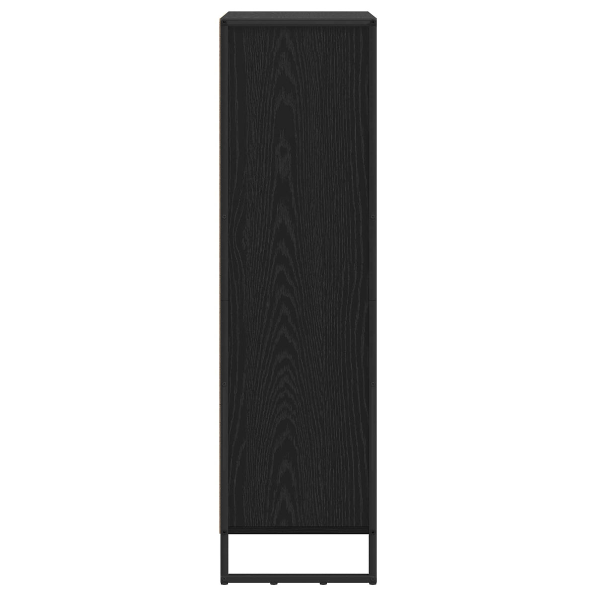 Book Cabinet 68 x 30 x 108 cm Engineered Wood Black oak 68 cm