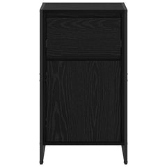 vidaXL Sideboard Black Oak 43 x 36 x 75.5 cm Engineered Wood 6