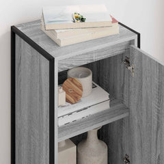 vidaXL Sideboard Grey Sonoma 43 x 36 x 75.5 cm Engineered Wood 4