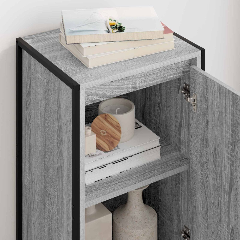 Sideboard 43 x 36 x 75.5 cm Engineered Wood Grey sonoma