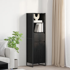 Book Cabinet 43 x 36 x 150.5 cm Engineered Wood Black oak