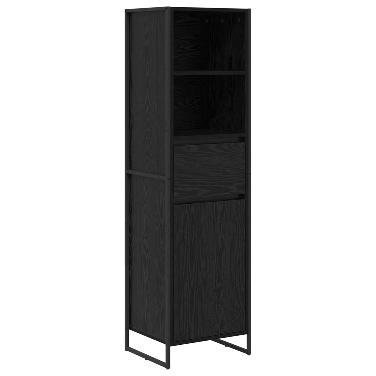 Book Cabinet 43 x 36 x 150.5 cm Engineered Wood Black oak