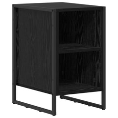 vidaXL Bedside Table 2 pcs Black Oak 39.5 x 30 x 50 cm Engineered Wood 5