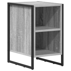 vidaXL Bedside Table 2 pcs Grey Sonoma 39.5 x 30 x 50 cm 5