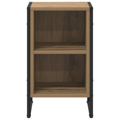 vidaXL Bedside Table Artisian Oak 39.5 x 30 x 50 cm Engineered Wood 5