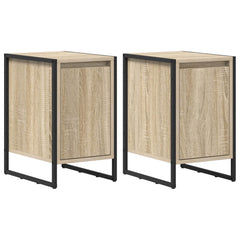 vidaXL Bedside Table 2 pcs Sonoma 39.5 x 30 x 50 cm Engineered Wood 2