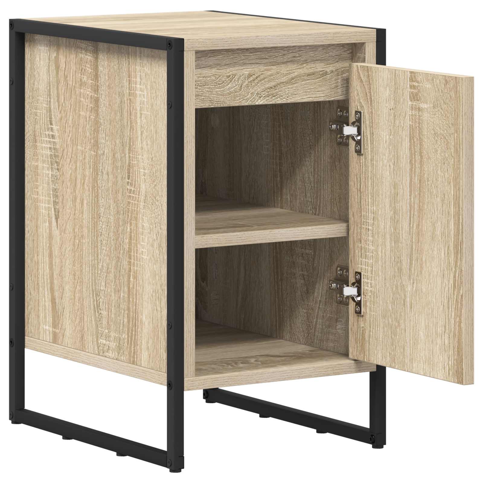 vidaXL Bedside Table 2 pcs Sonoma 39.5 x 30 x 50 cm Engineered Wood 6