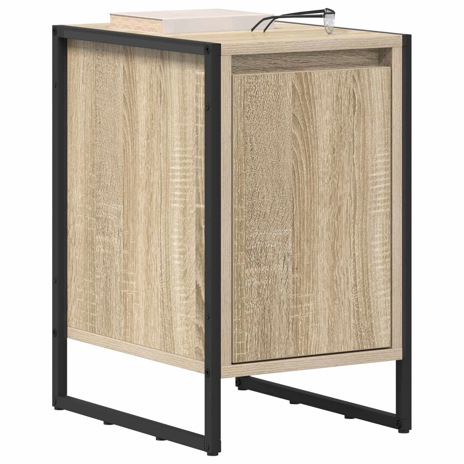vidaXL Bedside Table 2 pcs Sonoma 39.5 x 30 x 50 cm Engineered Wood 3