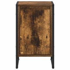 vidaXL Bedside Table Smoke Oak 39.5 x 30 x 50 cm Engineered Wood 6