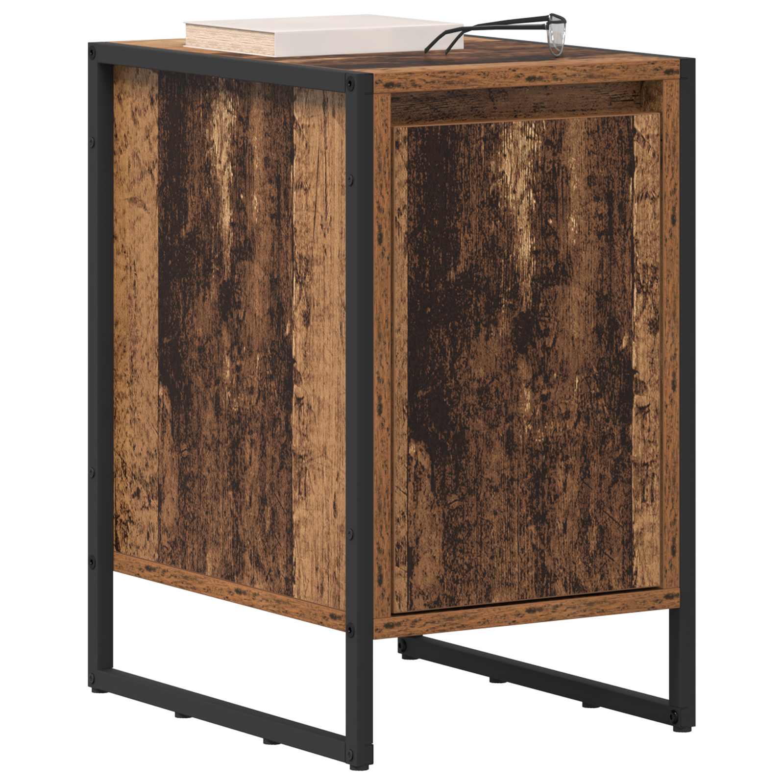 vidaXL Bedside Table 2 pcs Old Wood 39.5 x 30 x 50 cm Engineered Wood 3
