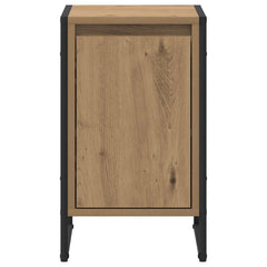 vidaXL Bedside Table Artisian Oak 39.5 x 30 x 50 cm Engineered Wood 6