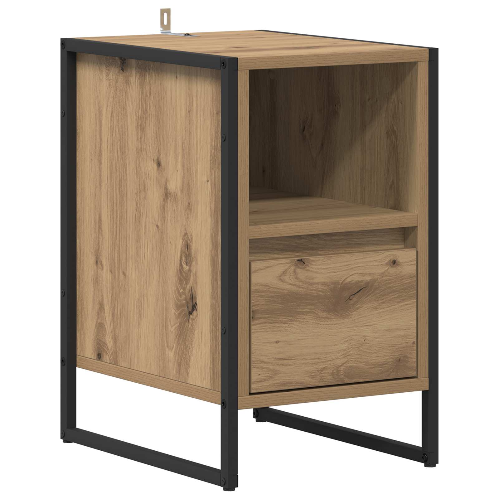 vidaXL Bedside Table Artisian Oak 39.5 x 30 x 50 cm Engineered Wood 2