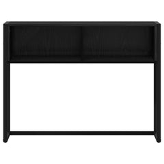 vidaXL End Table Black Oak 100 x 36 x 75 cm Engineered Wood 5