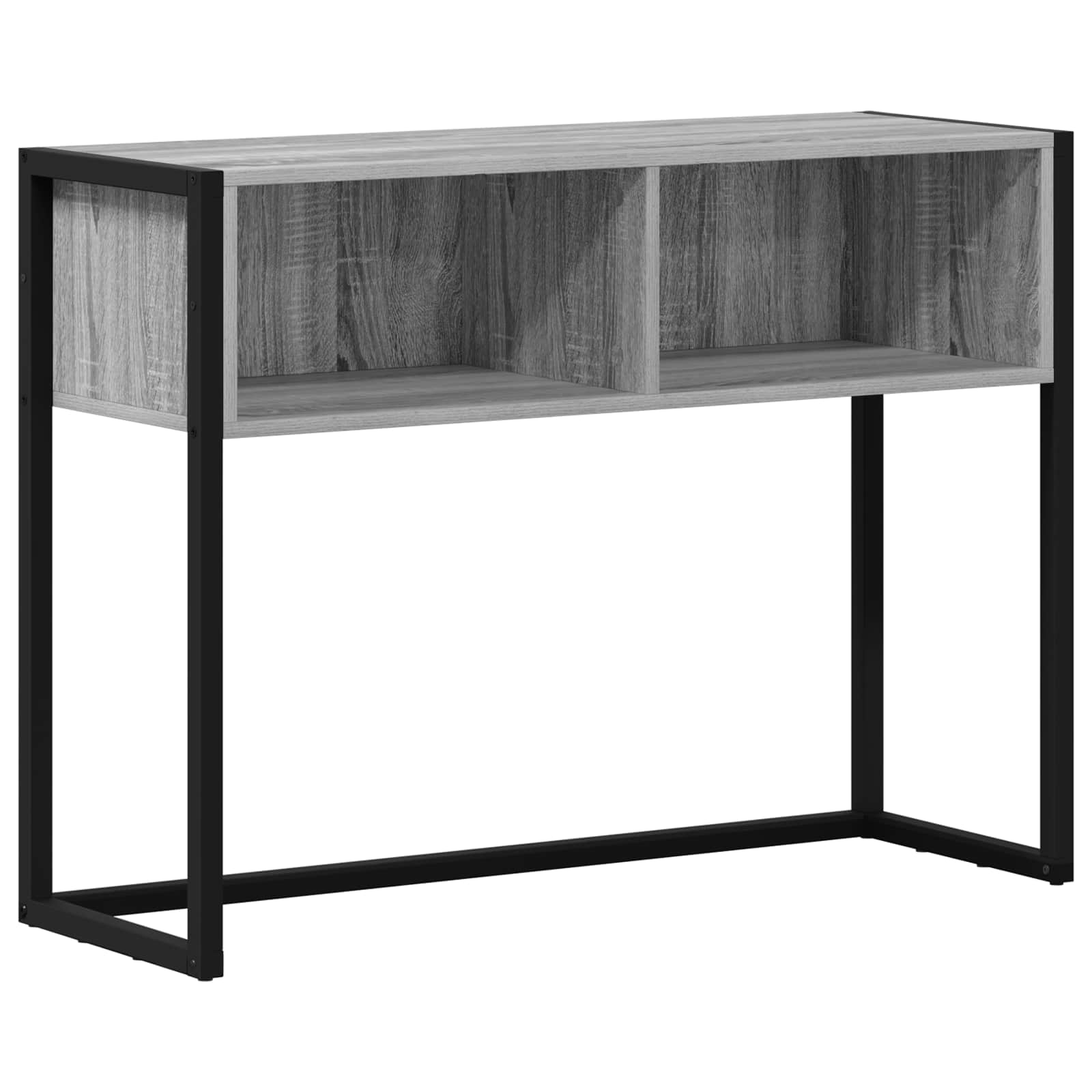 vidaXL End Table Grey Sonoma 100 x 36 x 75 cm Engineered Wood 2