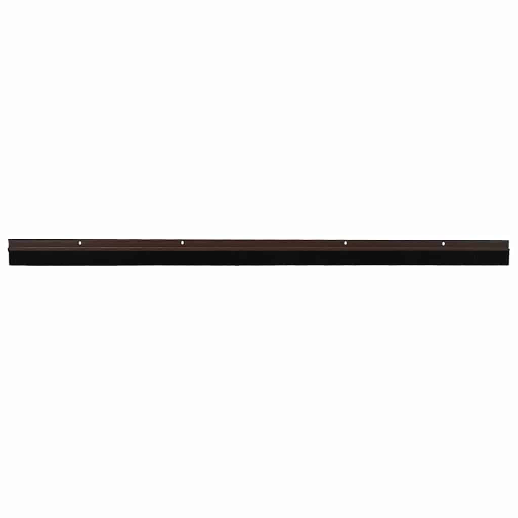 vidaXL Screw-on Door Brush Seals 12 pcs Brown 100 cm Aluminium Alloy 2