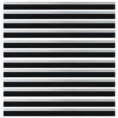 vidaXL Self-adhesive Door Brush Seals 12 pcs 100 cm Aluminium Alloy 5