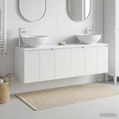 Bathroom Cabinet Set 3 pcs 161.5 x 44.5 x 80 cm White