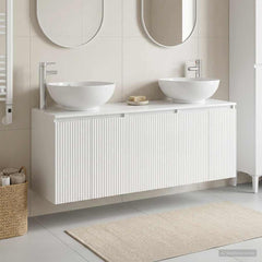 Bathroom Cabinet Set 3 pcs 161.5 x 44.5 x 80 cm High gloss white