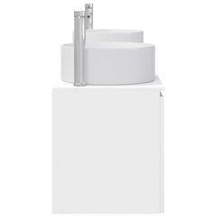 Bathroom Cabinet Set 3 pcs 161.5 x 44.5 x 80 cm White