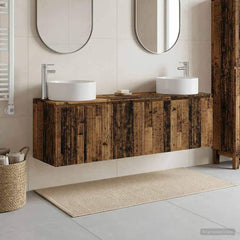 Bathroom Cabinet Set 3 pcs 161.5 x 44.5 x 80 cm Old wood