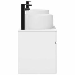 Bathroom Cabinet Set 3 pcs 157 x 44.5 x 80 cm White
