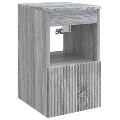 Bathroom Cabinet Grey sonoma